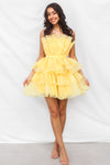 Kai Mini Dress - Yellow