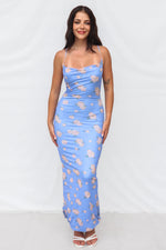 Kansis Maxi Dress - Blue