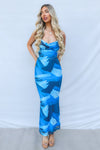 Kavita Maxi Dress - Blue Multi