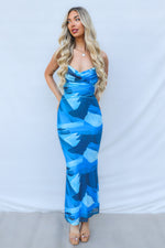 Kavita Maxi Dress - Blue Multi