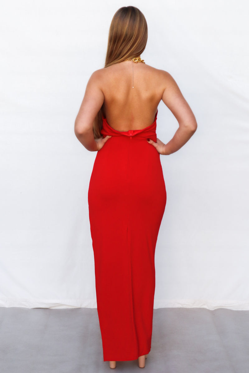 Kimora Maxi Dress - Red