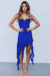 Koi Mini Dress - Cobalt Blue