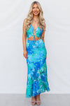 Kyala Maxi Dress - Blue Multi