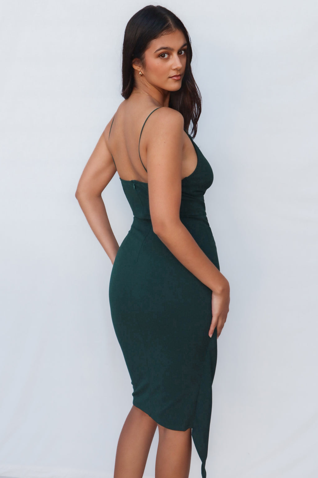 Kylie Bodycon Dress - Emerald Green