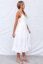 Lala Midi Dress - White