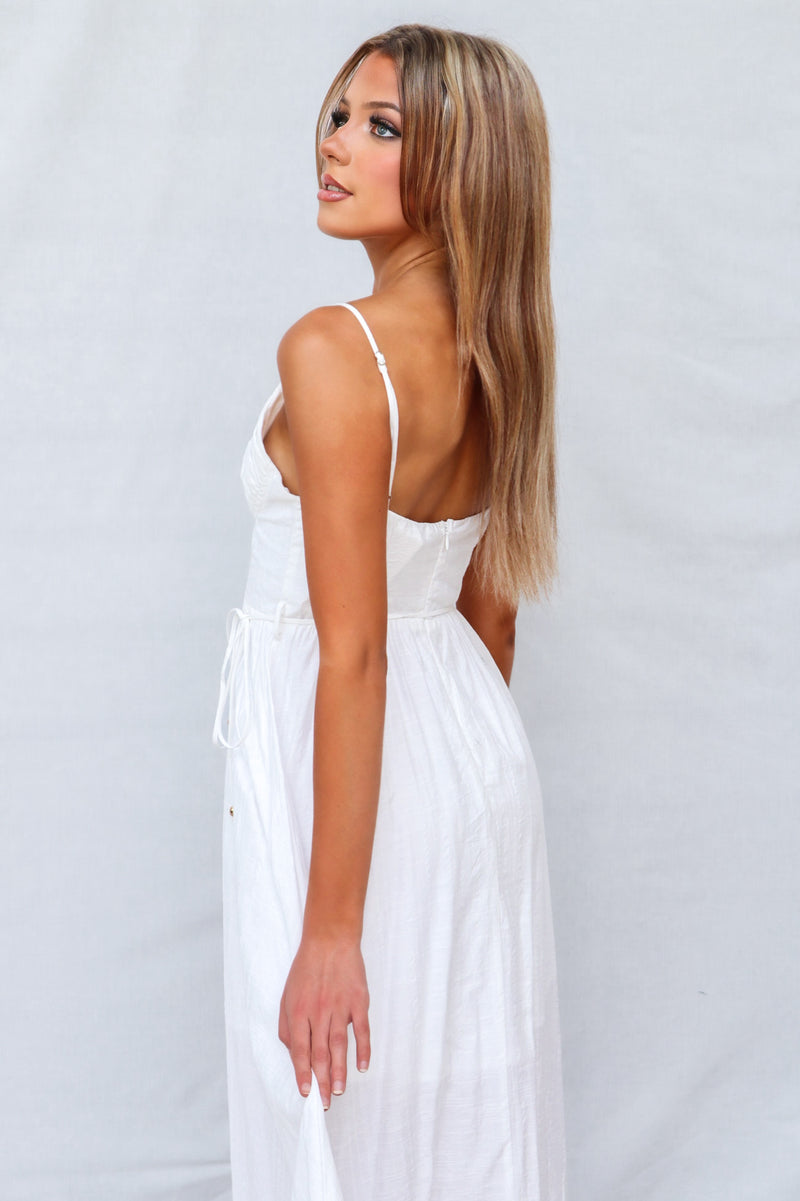 Lala Midi Dress - White