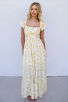 Lawson Maxi Dress - Yellow Floral