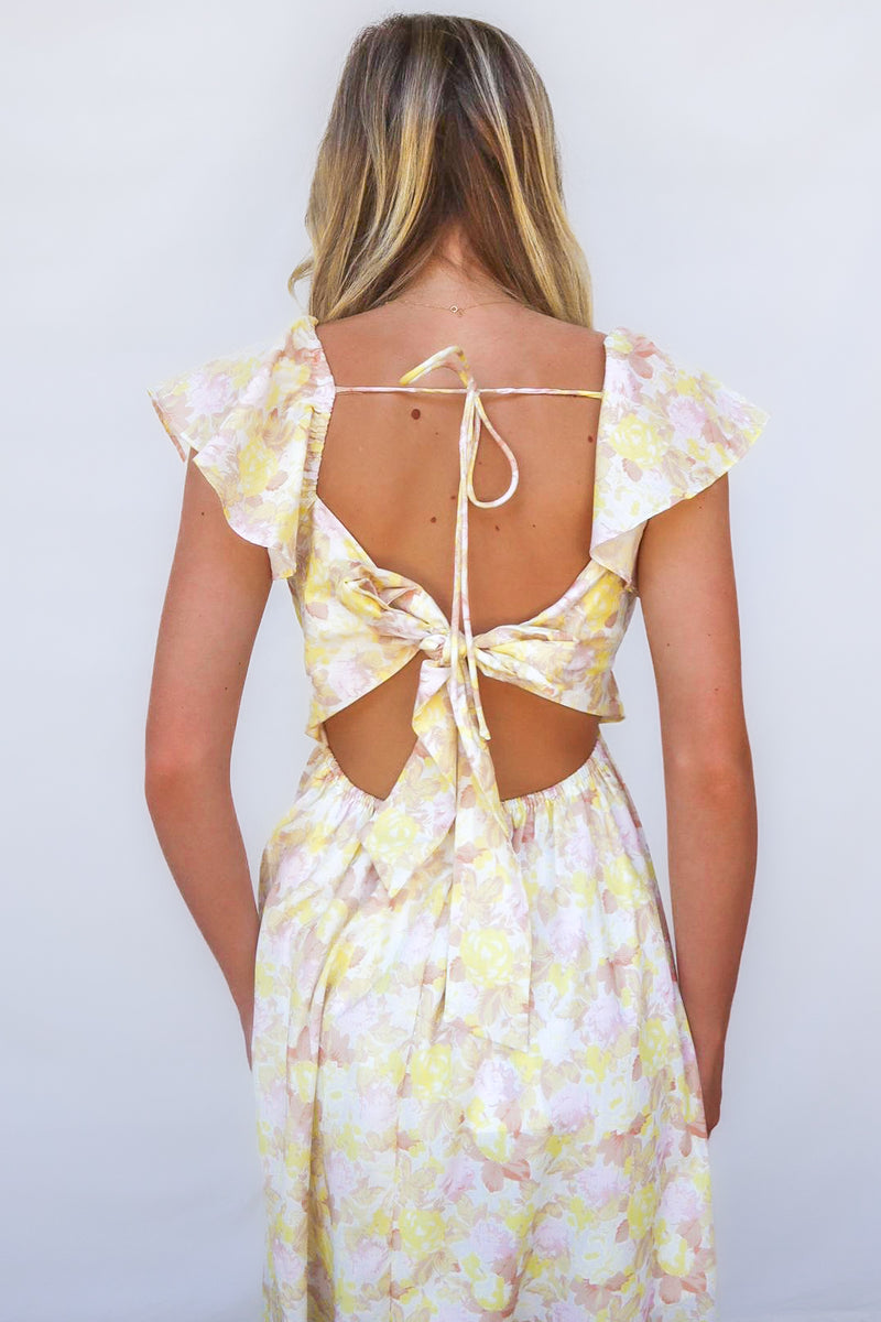 Lawson Maxi Dress - Yellow Floral