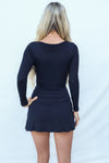 Leena Mini Dress - Black