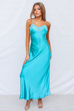 Lene Maxi Dress - Aqua