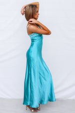 Lene Maxi Dress - Aqua