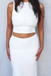 Lilah Set Skirt - White