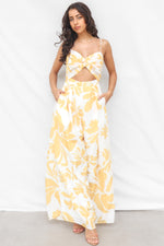 Lilly Jumpsuit - Yellow Print