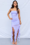 Lucid Midi Dress - Lilac