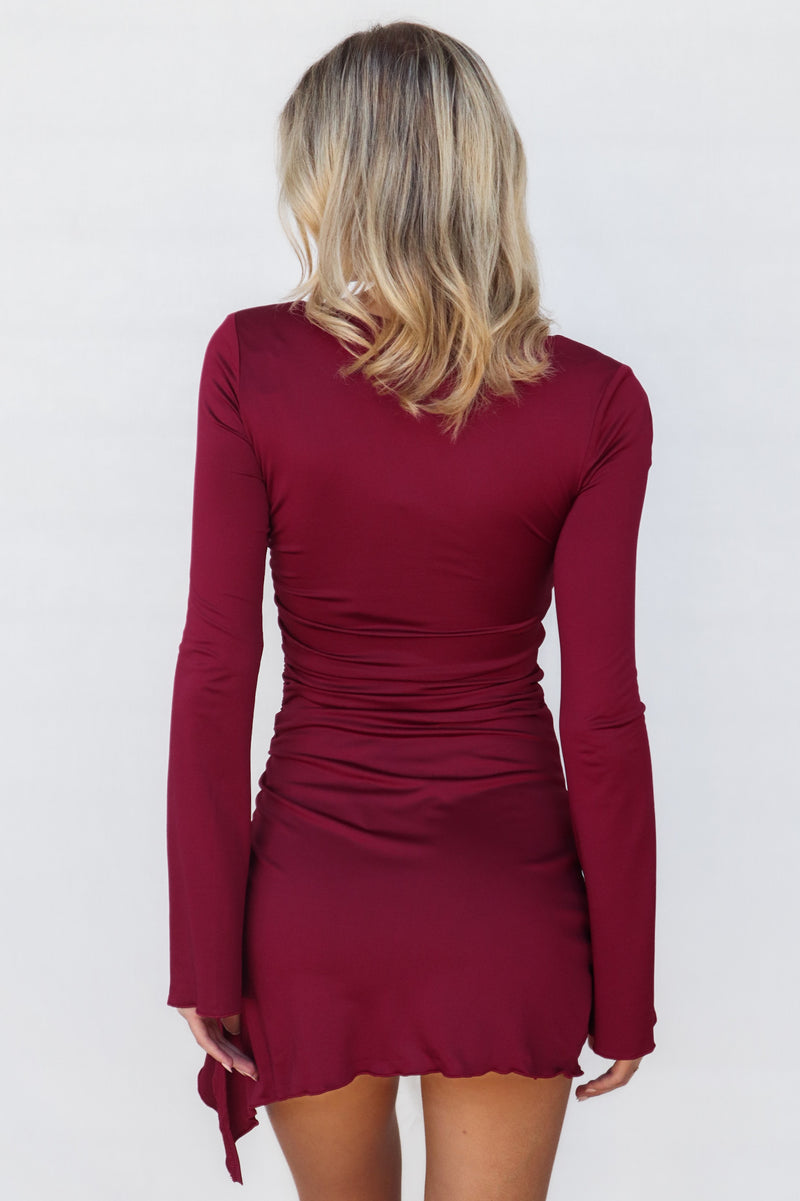 Lumi Mini Dress - Wine