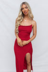 Marzia Maxi Dress - Red Shimmer