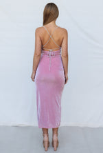 Marzia Maxi Dress - Pink Shimmer