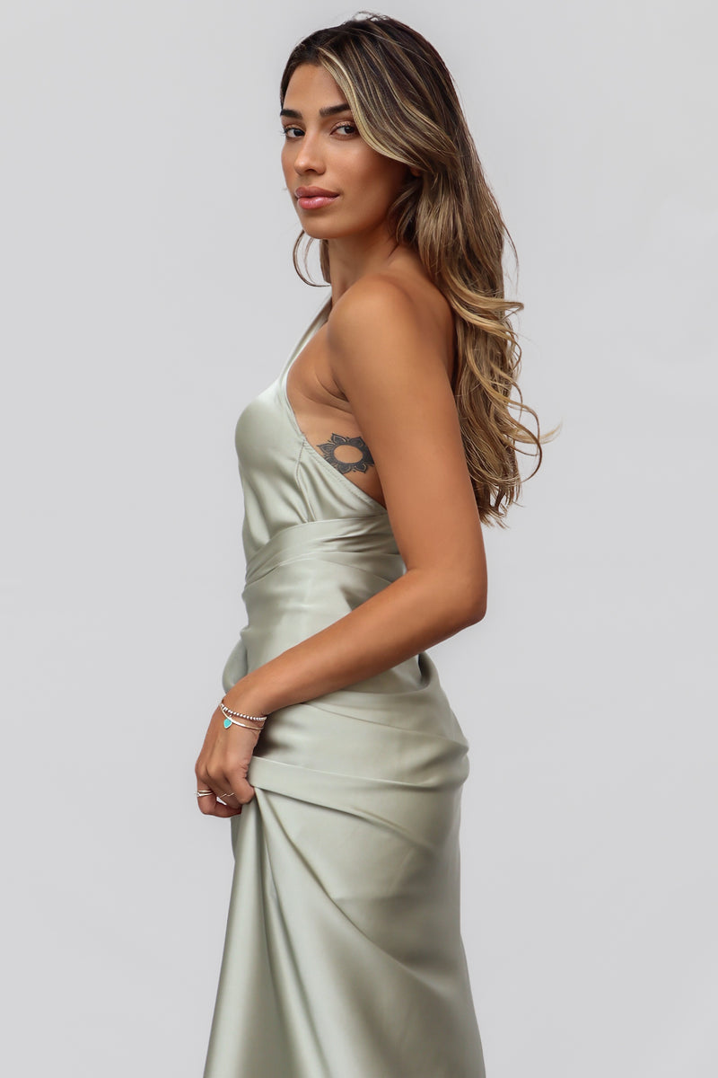 Maxine Midi Dress - Sage