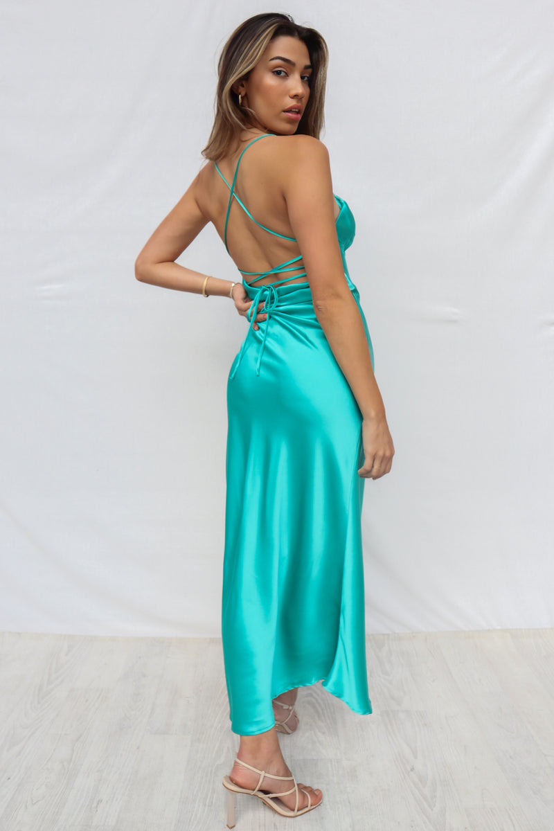 McKenna Maxi Dress - Green/Teal