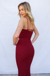 Merlot Maxi Dress - Wine