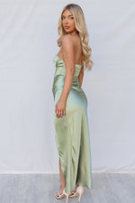 Milos Maxi Dress - Green/Sage