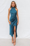 Mindy Midi Dress - Teal