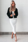 Misty Faux Fur Jacket - Black