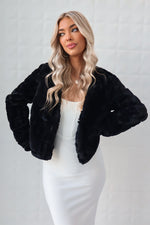 Misty Faux Fur Jacket - Black