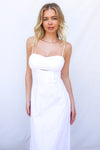 Mona Midi Dress - White