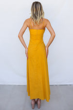 Mona Midi Dress - Yellow