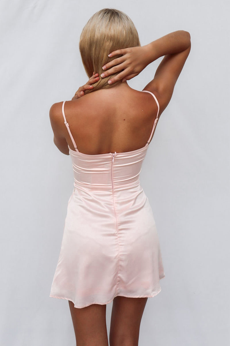 Myla Mini Dress - Peach