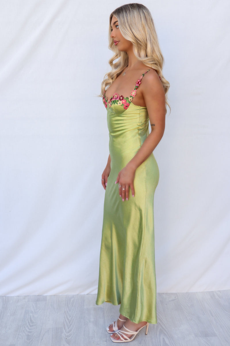 Myrtle Maxi Dress - Lime