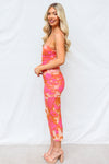 Neo Midi Dress - Pink Multi