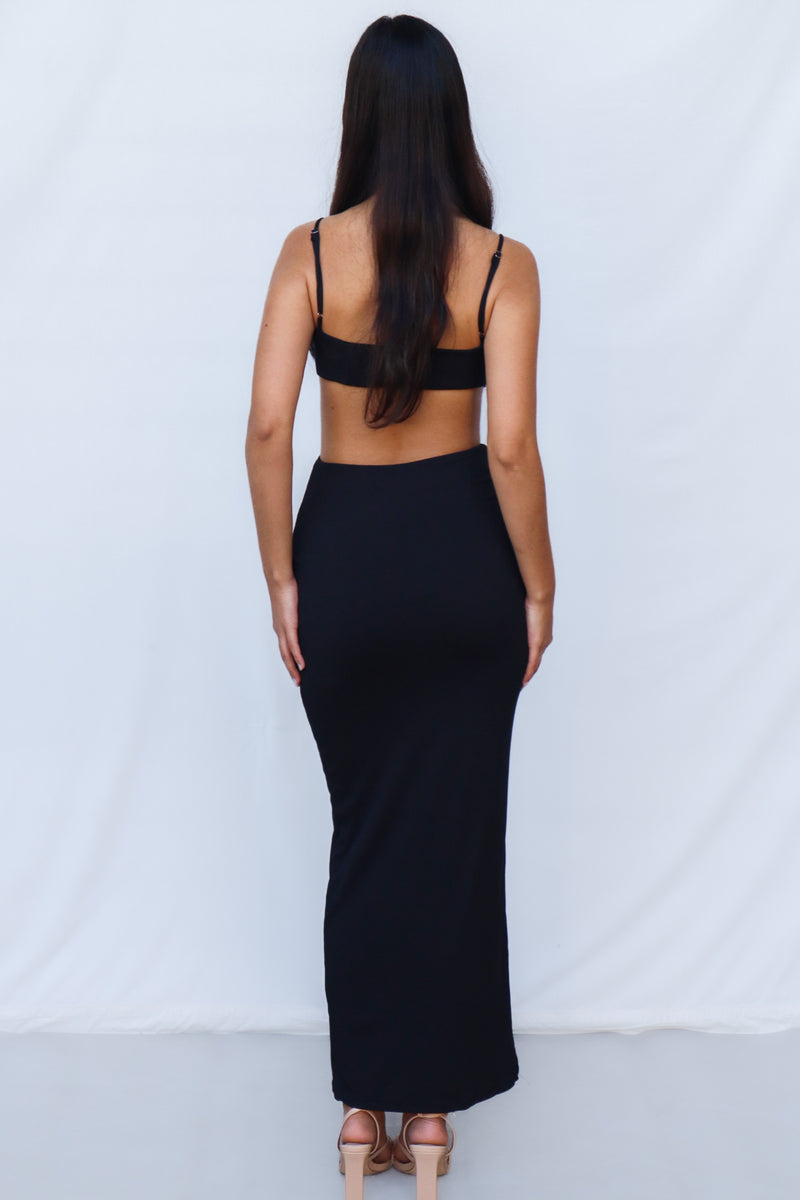 Noa Maxi Dress - Black