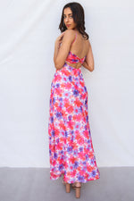 Nova Maxi Dress - Pink Floral