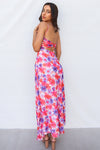 Nova Maxi Dress - Pink Floral