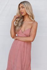 Nyra Midi Dress - Rose