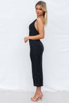 Parker Maxi Dress - Black Shimmer