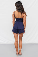 Petal Playsuit - Navy