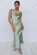 Pippy Maxi Dress - Khaki/Sage