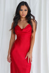 Presley Midi Dress - Red