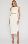 Queenie Midi Dress - White