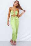 Ramilia Midi Dress - Lime