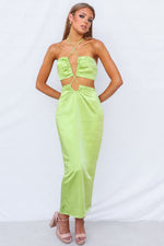 Ramilia Midi Dress - Lime