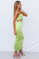 Ramilia Midi Dress - Lime