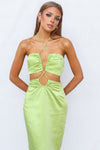 Ramilia Midi Dress - Lime