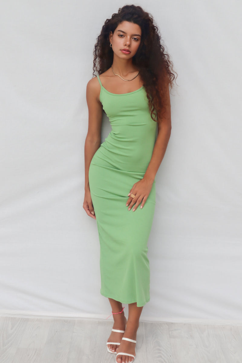 Rhonny Maxi Dress - Apple