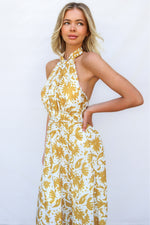 Rivka Midi Dress - Yellow