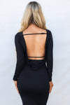 Rowdy Maxi Dress - Black