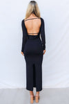 Rowdy Maxi Dress - Black